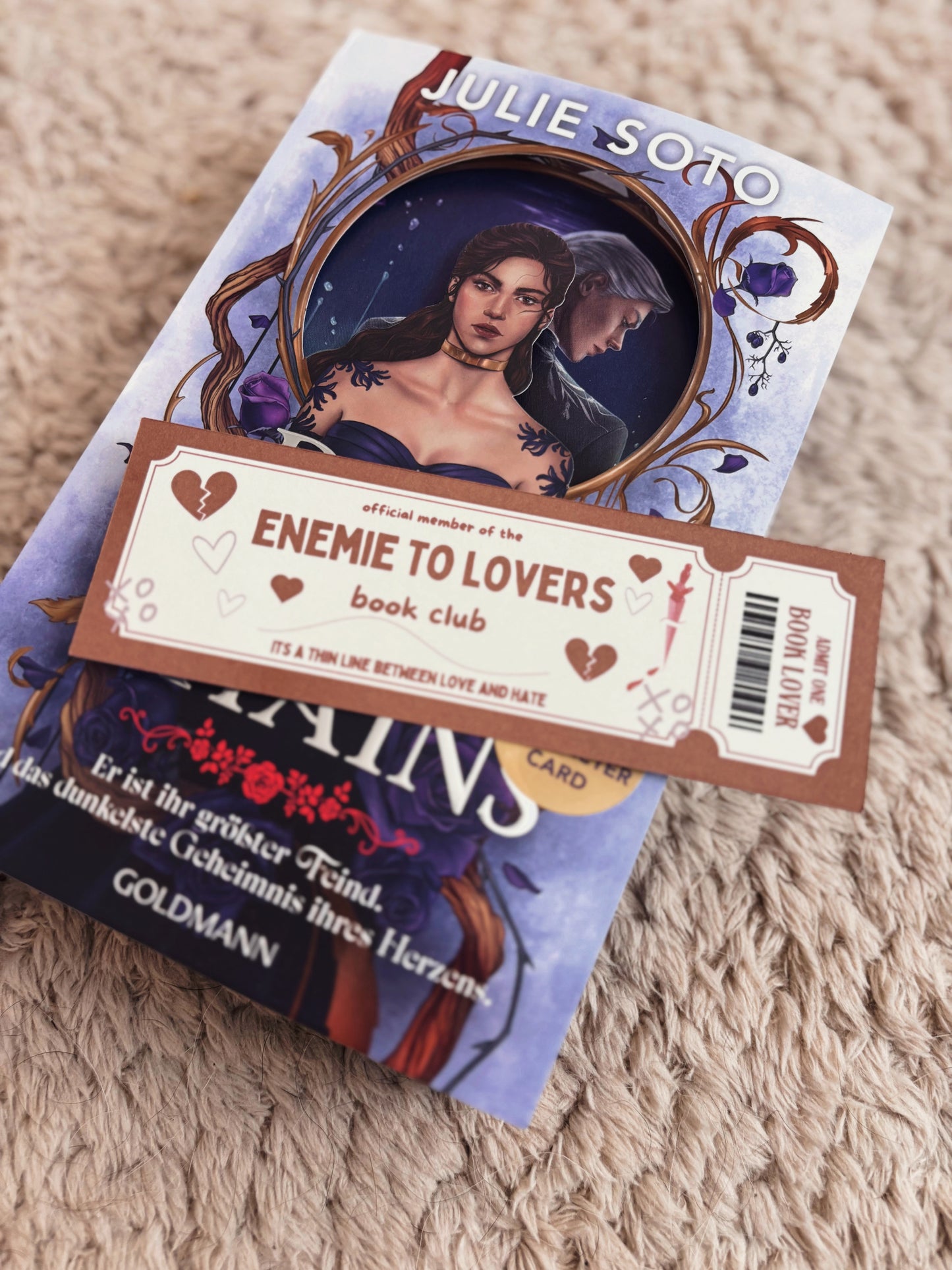 Enemies to Lovers – Book Club Lesezeichen 💘🔥