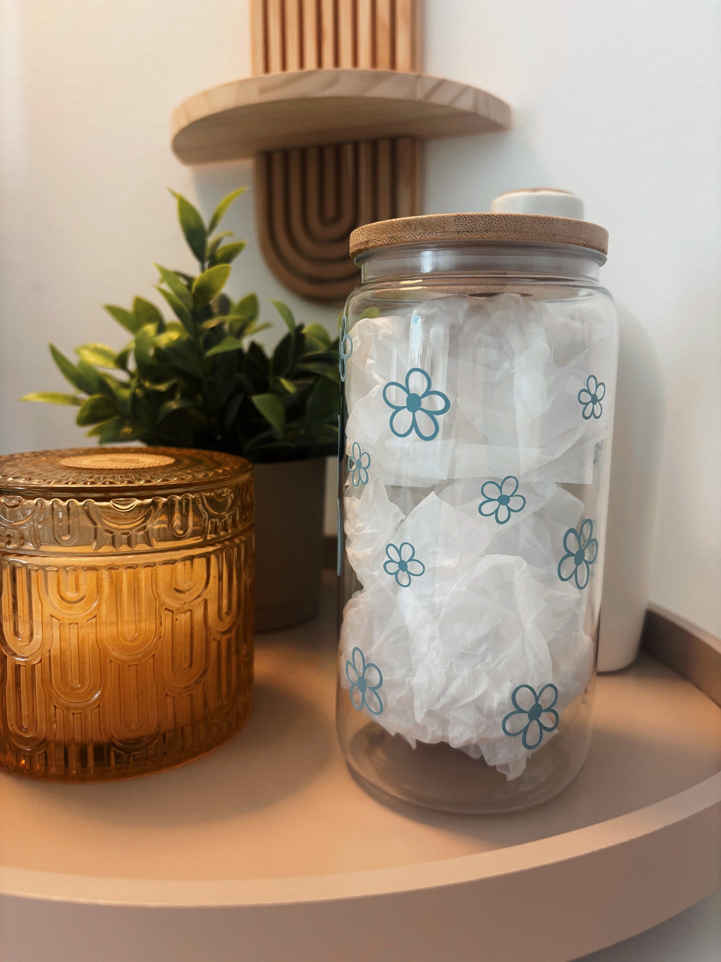 🩵&nbsp; It’s a good day to read a book |&nbsp; Glastumbler | 475ml | incl. Bambusdeckel und Glasstrohhalm